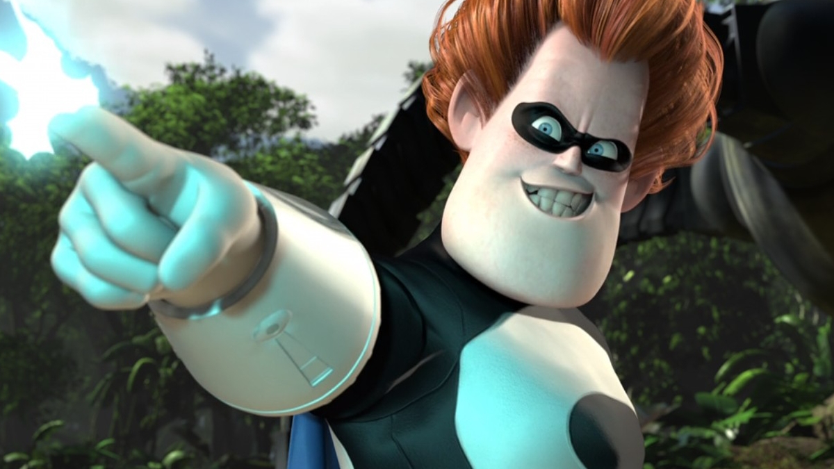 Syndroom schiet verlichting en grijnst in The Incredibles