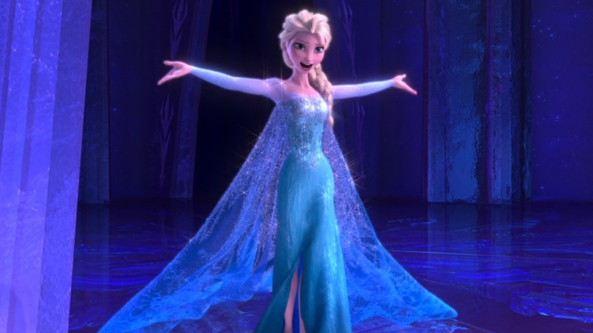 Elsa sjunger "Let it go"