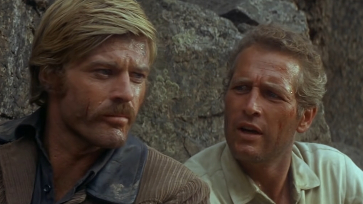 Robert Redford és Paul Newman hegyet másznak a Butch Cassidy és a Sundance kölyökben.