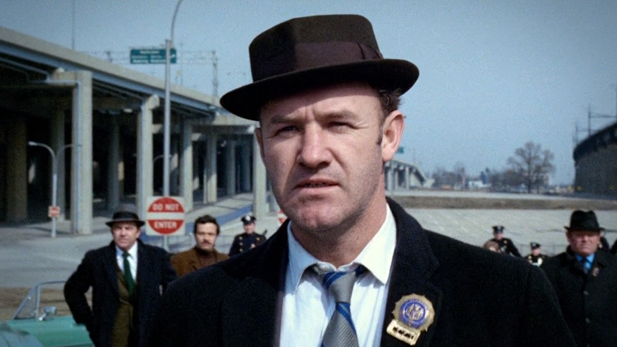 Gene Hackman interpreta un detective in The French Connection