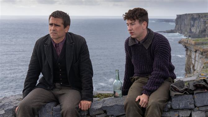 Colin Farrell en Barry Keoghan in The Banshees of Inisherin