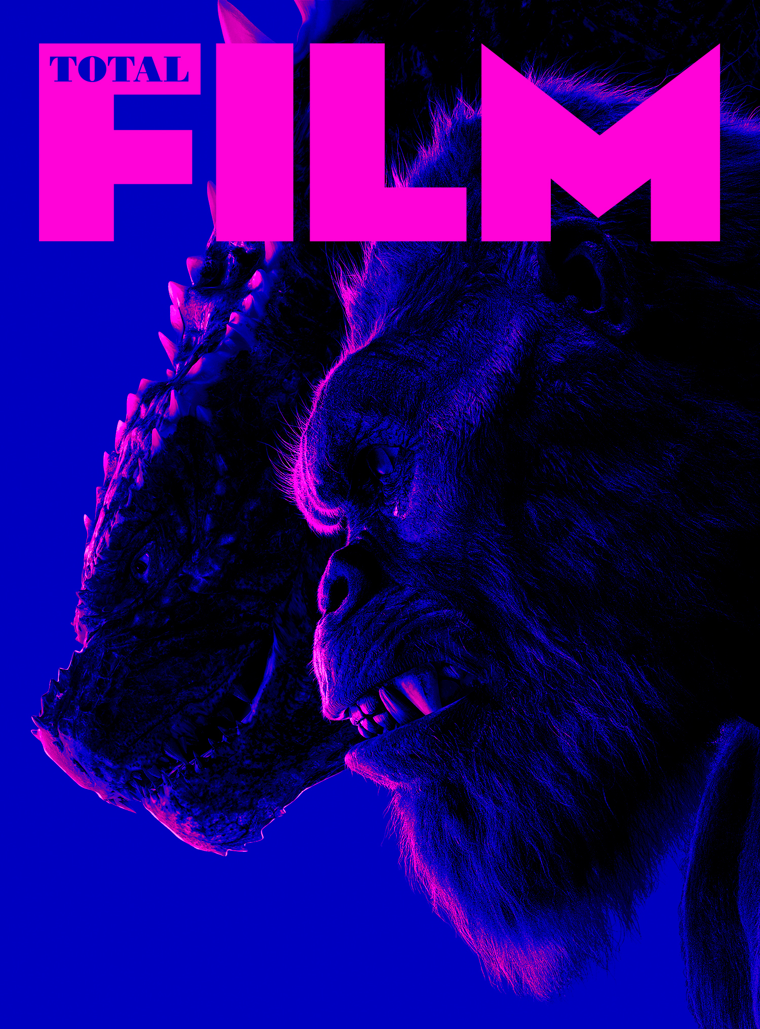 Total Films omslag till Godzilla x Kong-prenumerationen