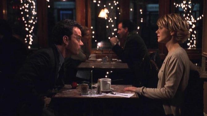 Tom Hanks y Meg Ryan en Tienes correo