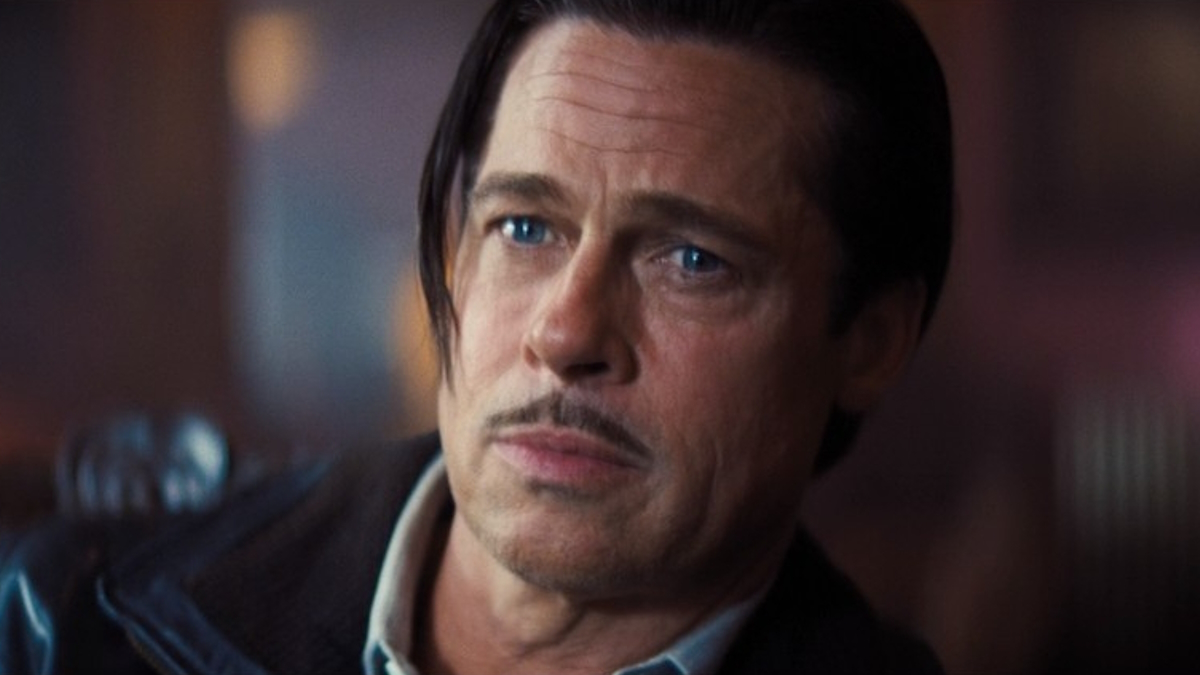Brad Pitt, dans Babylon, pleurant à la fin du film