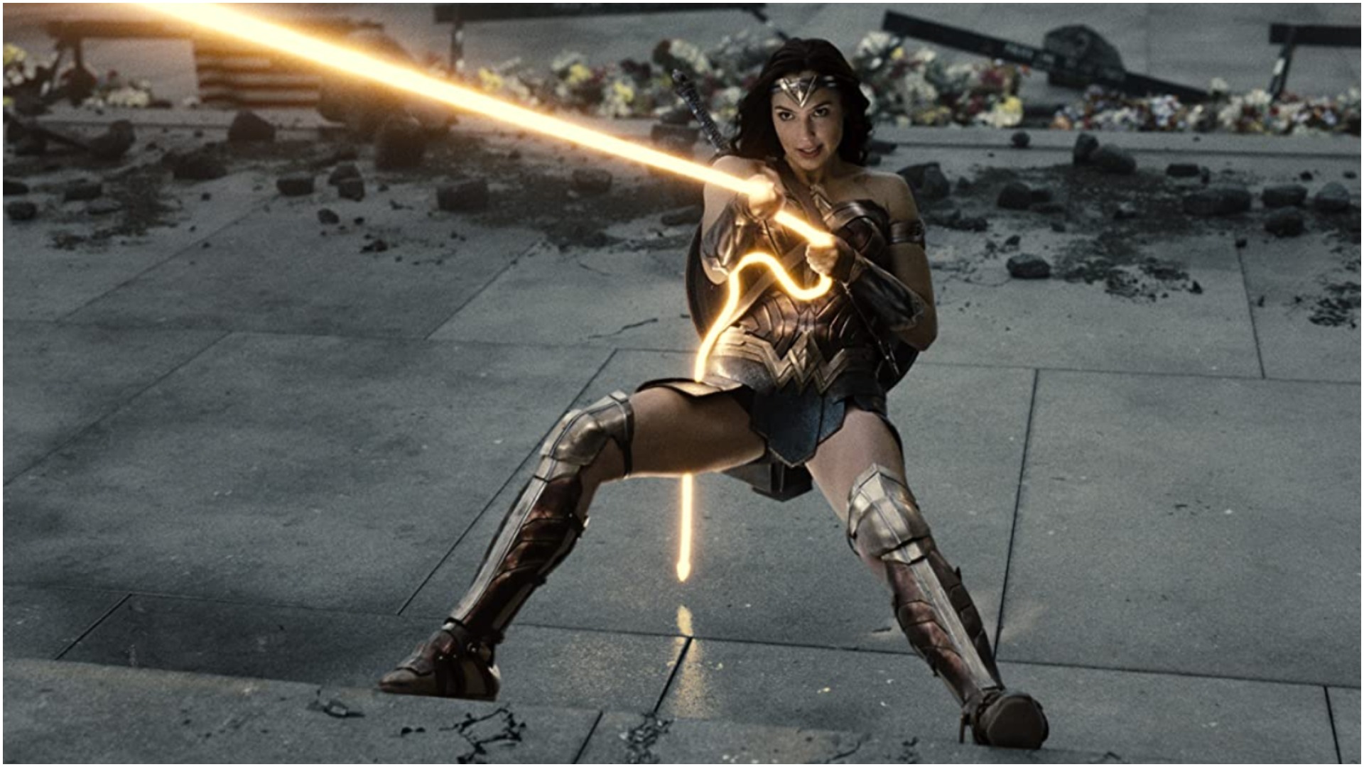 Wonder Woman en Liga de la Justicia de Zack Snyder