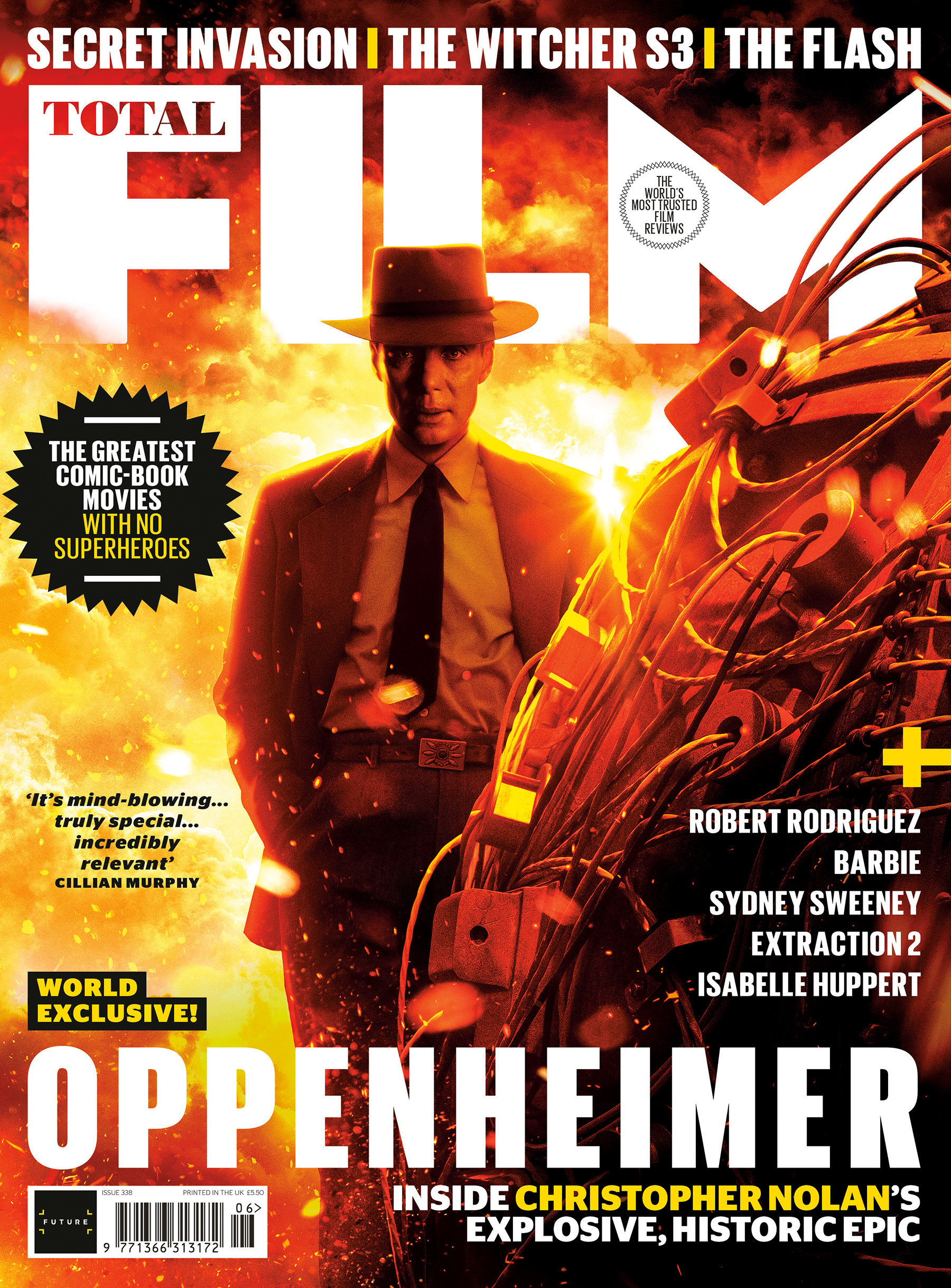 A Total Film Oppenheimer borítója