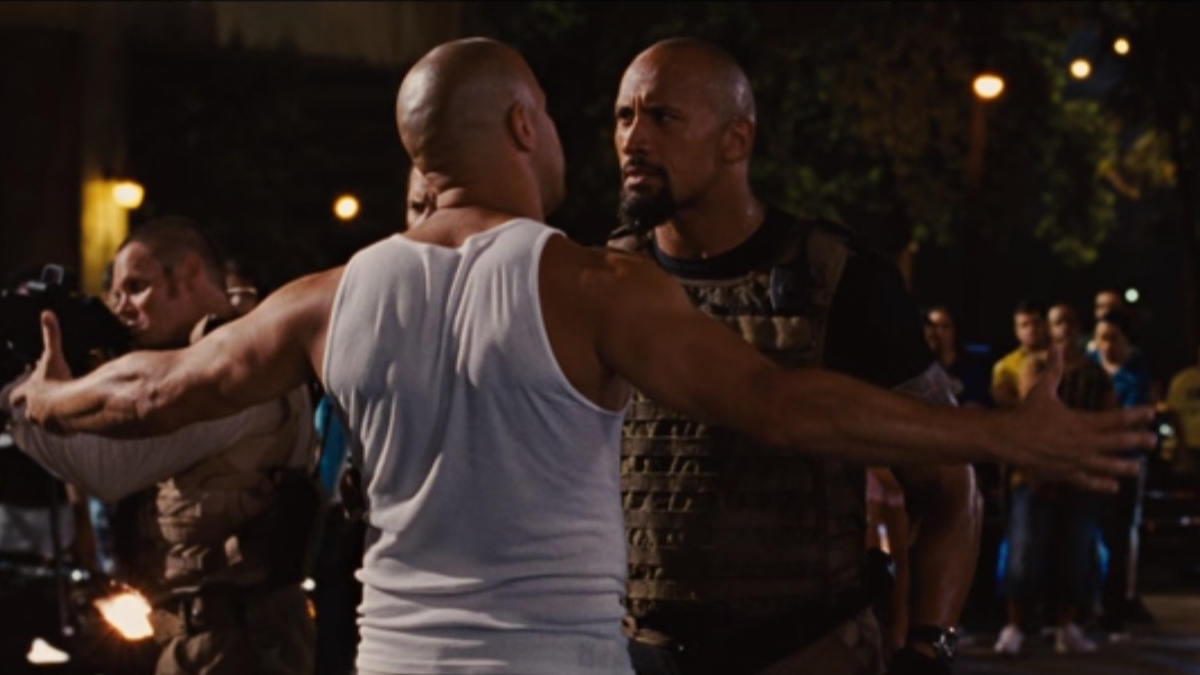 Dwayne Johnson si fissa con Dominic Toretto in Fast Five