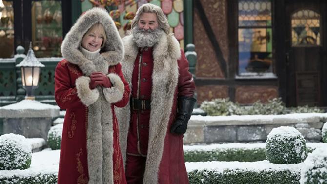 Kurt Russell e Goldie Hawn em The Christmas Chronicles 2