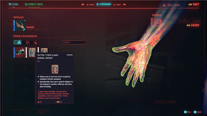 Nagrody Cyberpunk 2077 The Gig