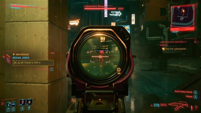 Cyberpunk 2077 Cyberpsycho-Sichtung: Lt. Mäher