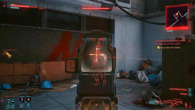 Cyberpunk 2077 Cyberpsycho Sighting: Wo die Körper auf den Boden fallen