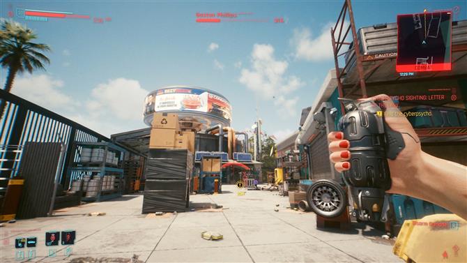 Cyberpunk 2077 Cyberpsycho Sighting: Brief des Gesetzes