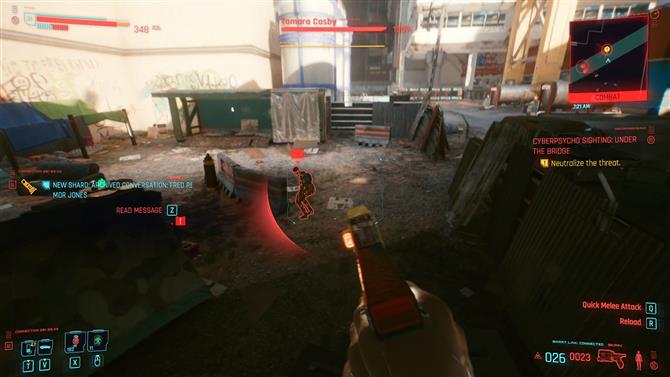 Cyberpunk 2077 Cyberpsycho-Sichtung: Unter der Brücke