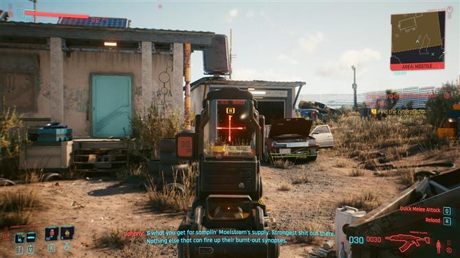 Cyberpunk 2077 Cyberpsycho-Sichtung: Haus auf einem Hügel