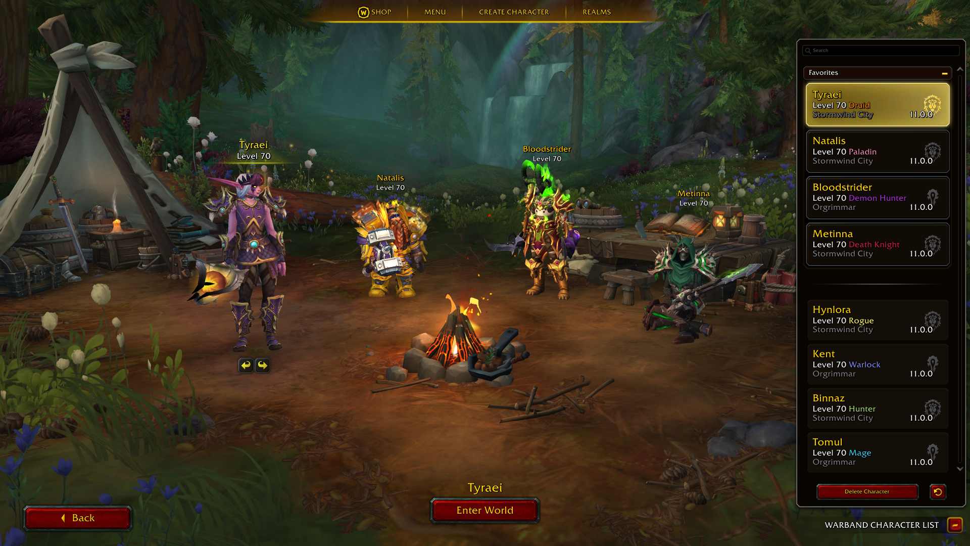 World of Warcraft: الحرب داخل لقطات ألفا