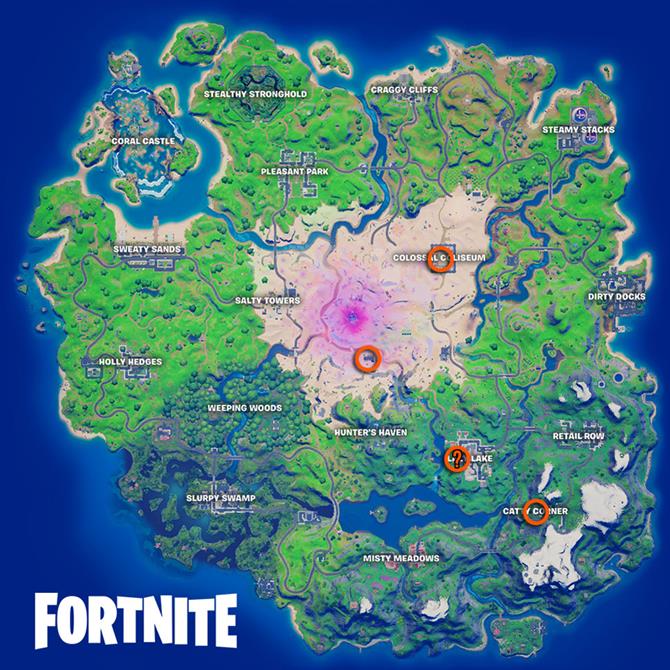 Fortnite Characters-kaart