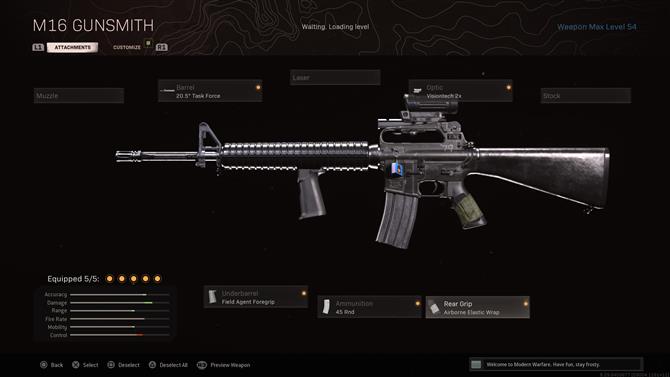 Warzone mejor equipamiento de m16