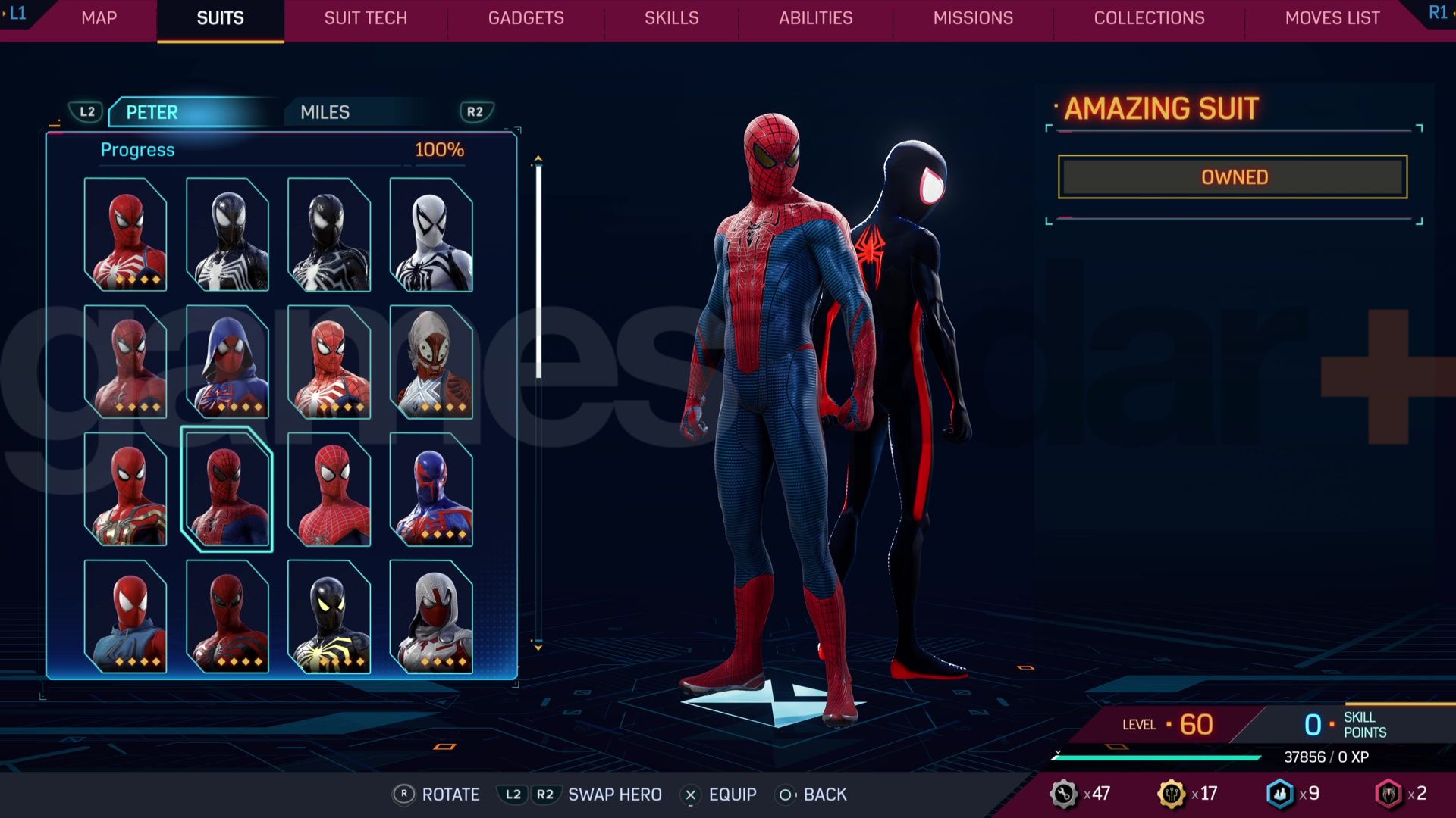 Marvel's Spider-Man 2 puvut ja puvut