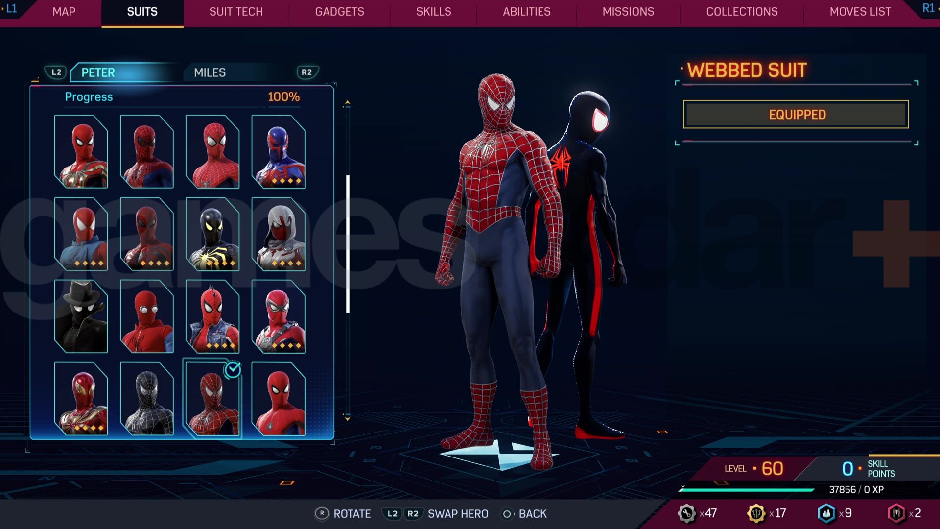 Abiti e costumi di Marvel's Spider-Man 2