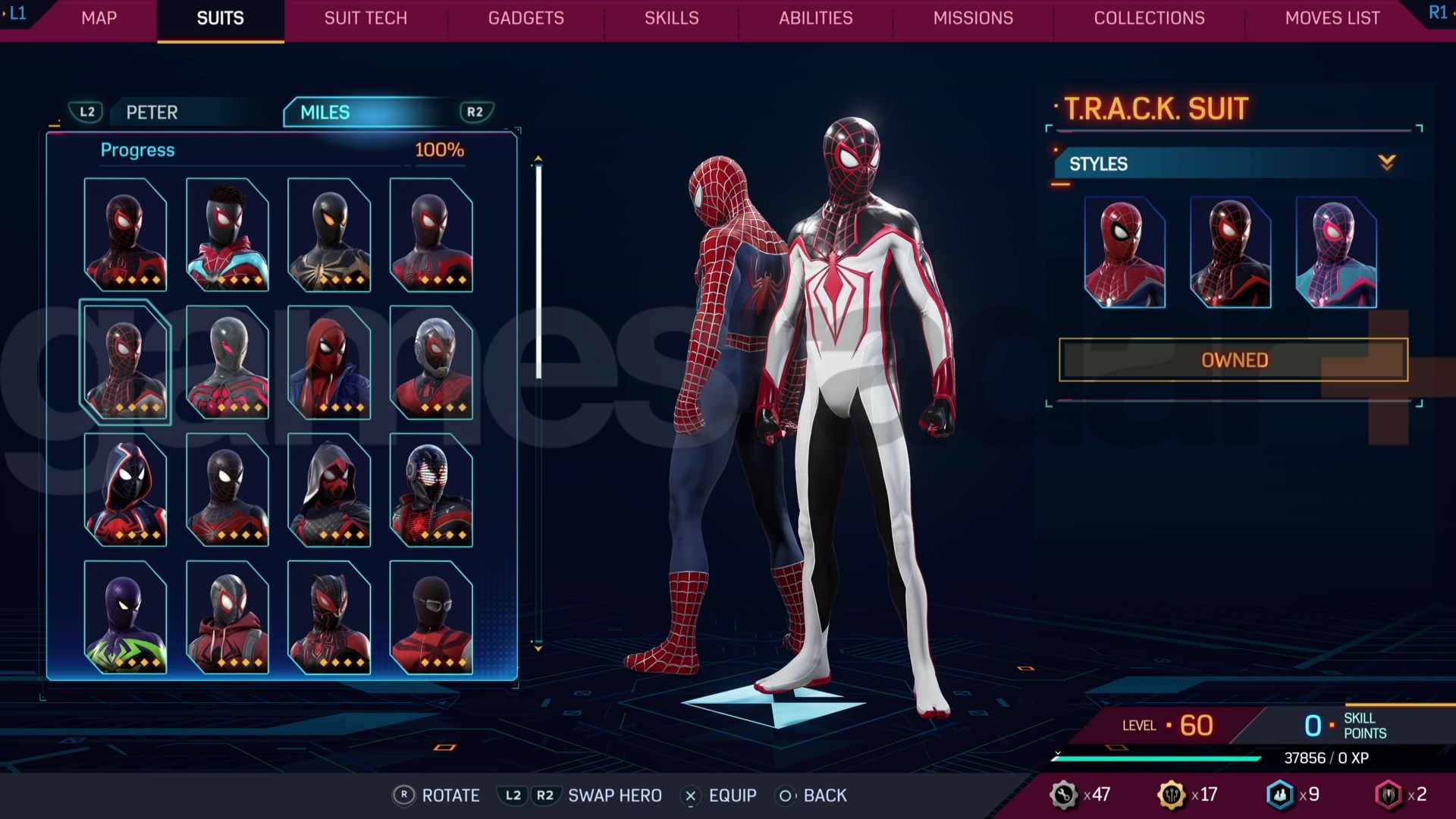 Marvel's Spider-Man 2 pakken en kostuums