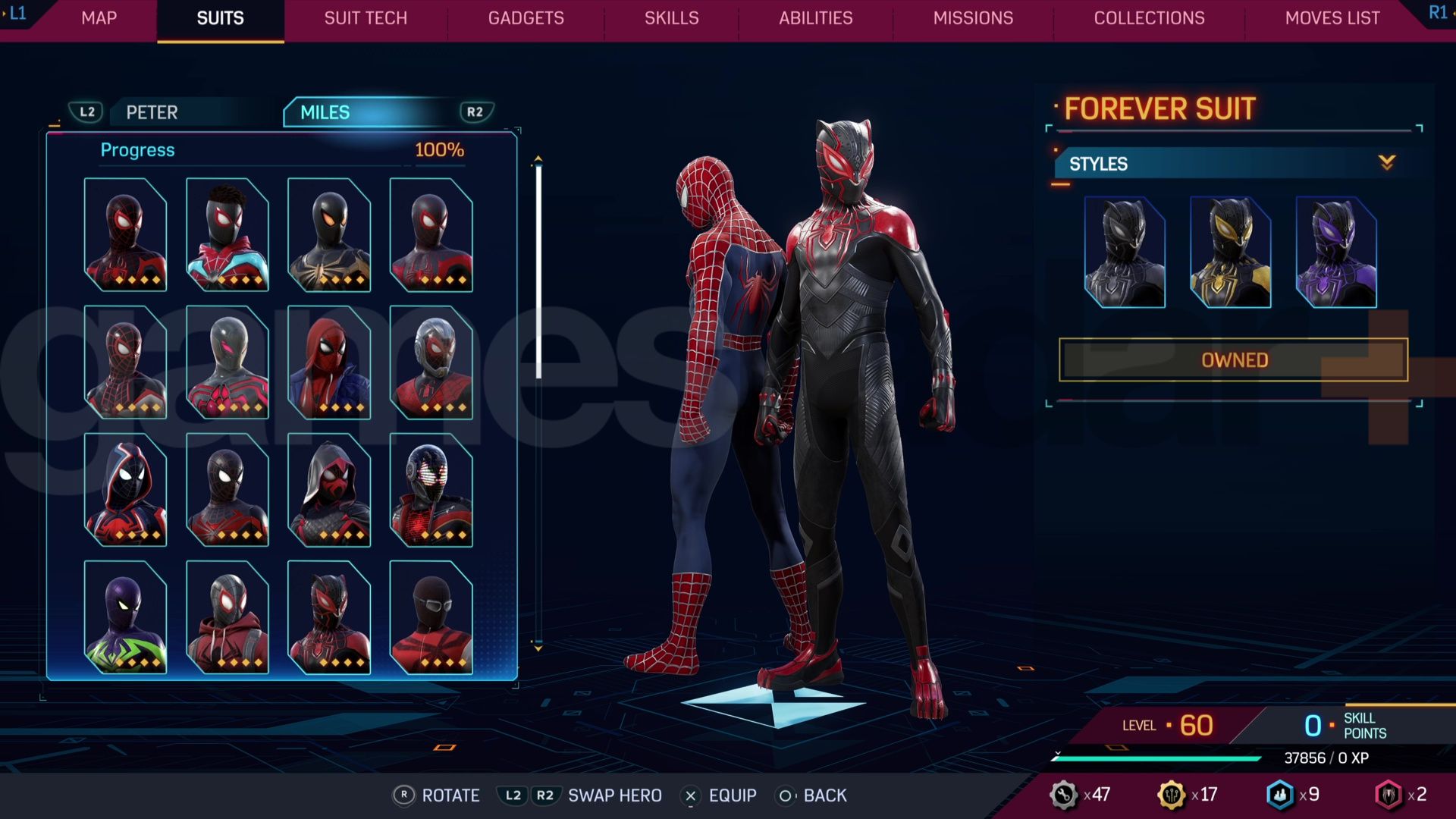 Marvels Spider-Man 2 kostymer och dräkter