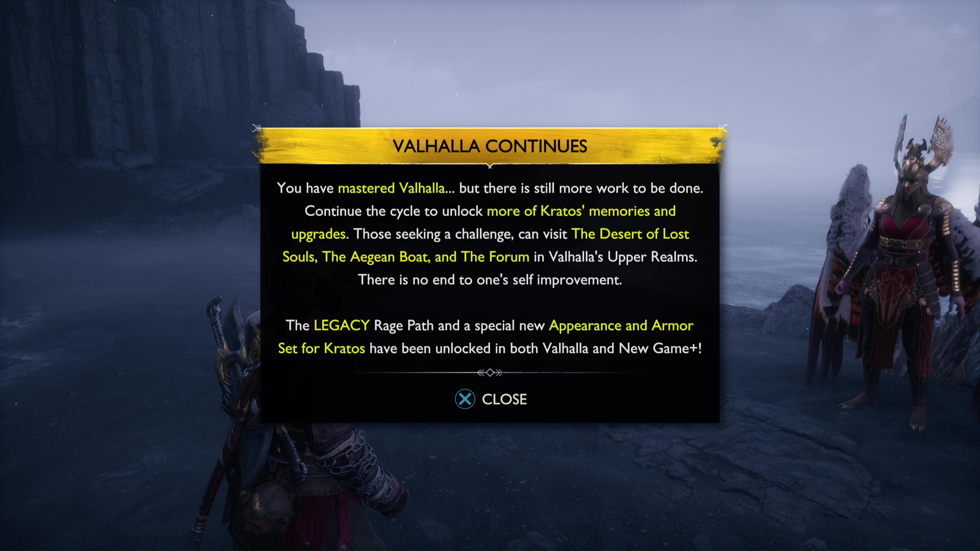 God of War Valhalla Mladý Kratos
