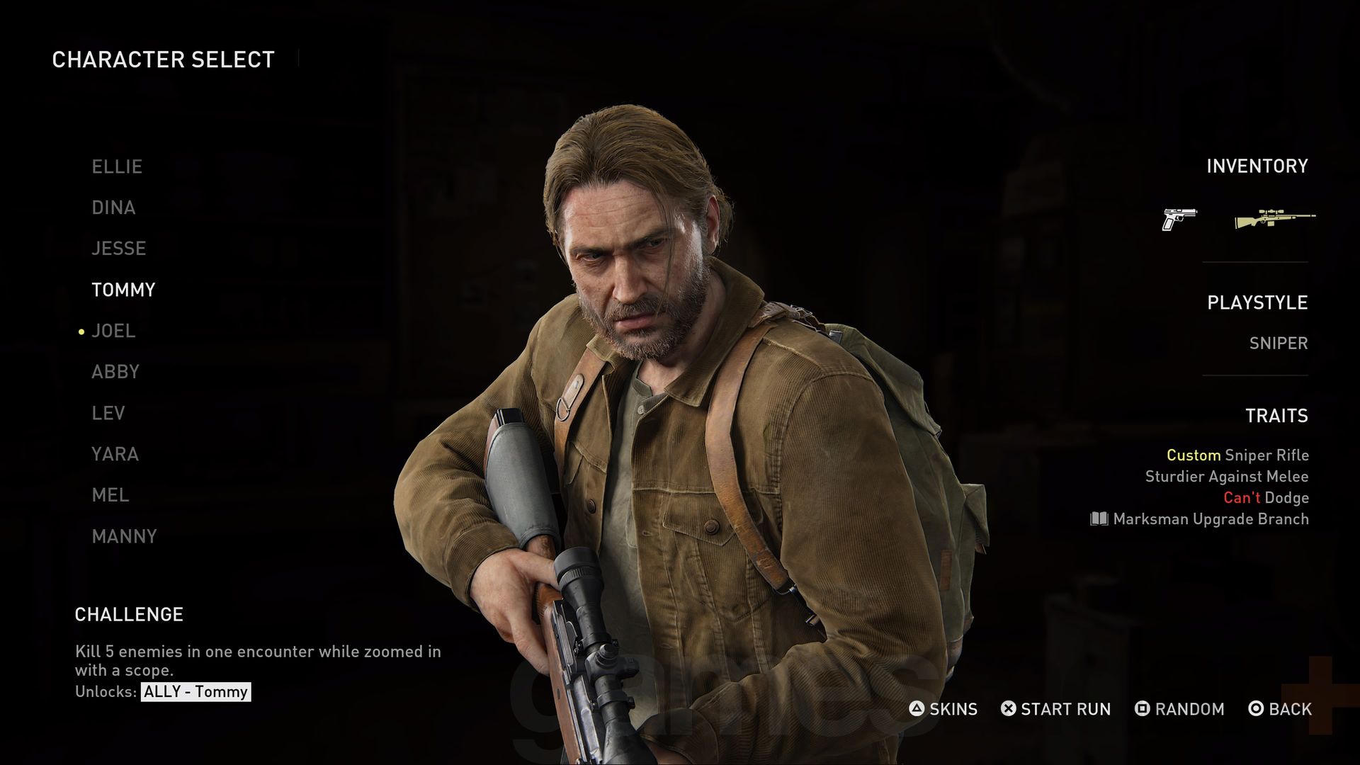 The Last of Us 2 No Return Tommy