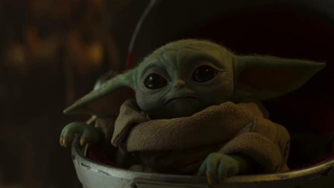 Baby Yoda i Mandalorian