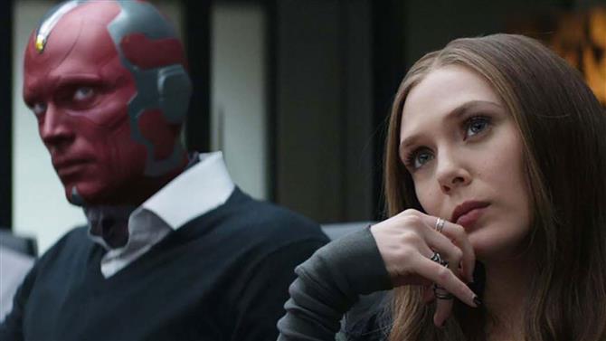Wanda și Vision în Captain America: Civil War