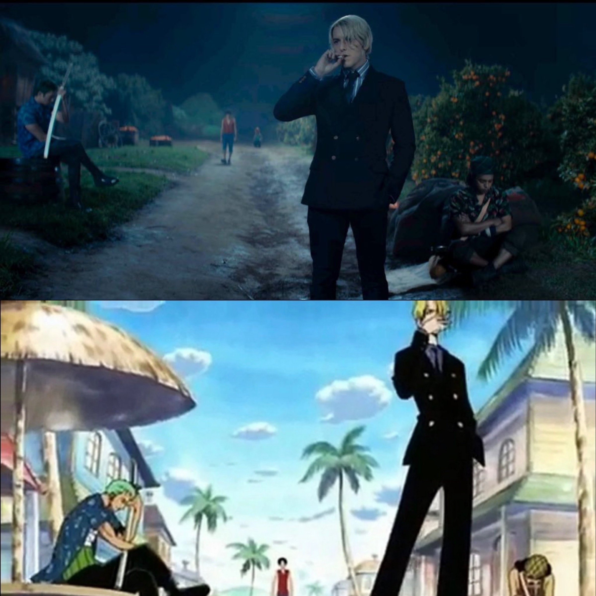 One Piece live-action vs. Anime