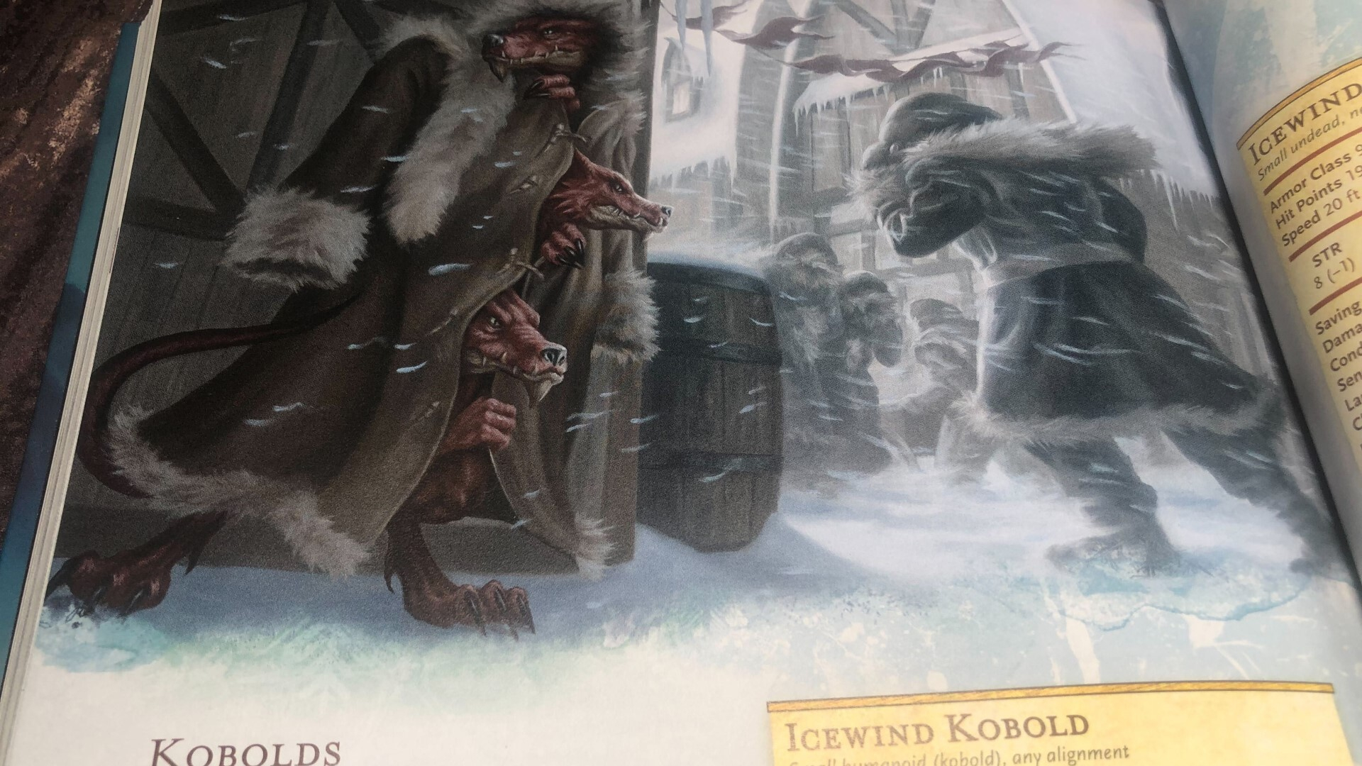 Tres kobolds con gabardina en Icewind Dale: Rime of the Frostmaiden