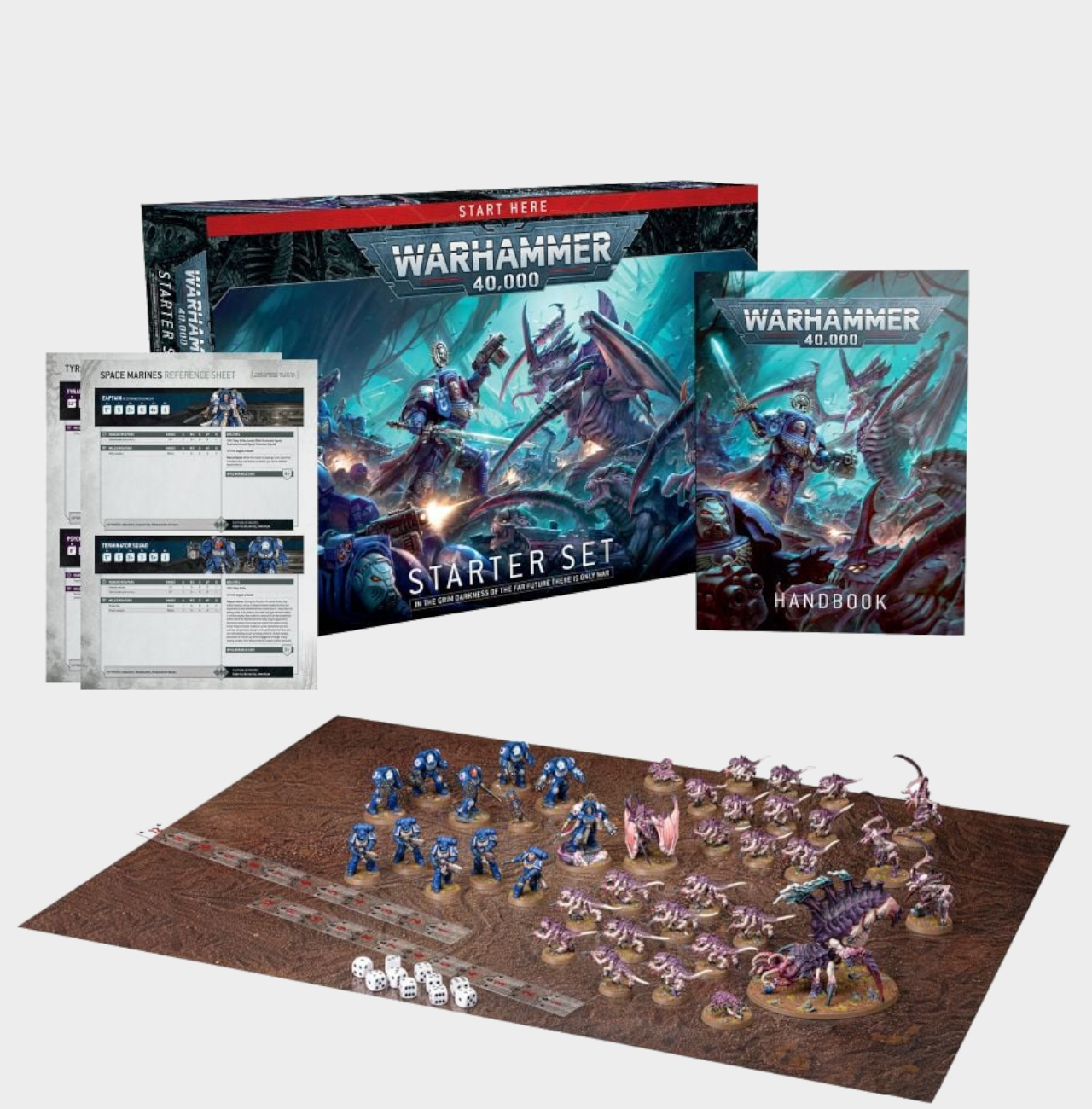 Warhammer 40,000: Startovní sada na hladkém pozadí