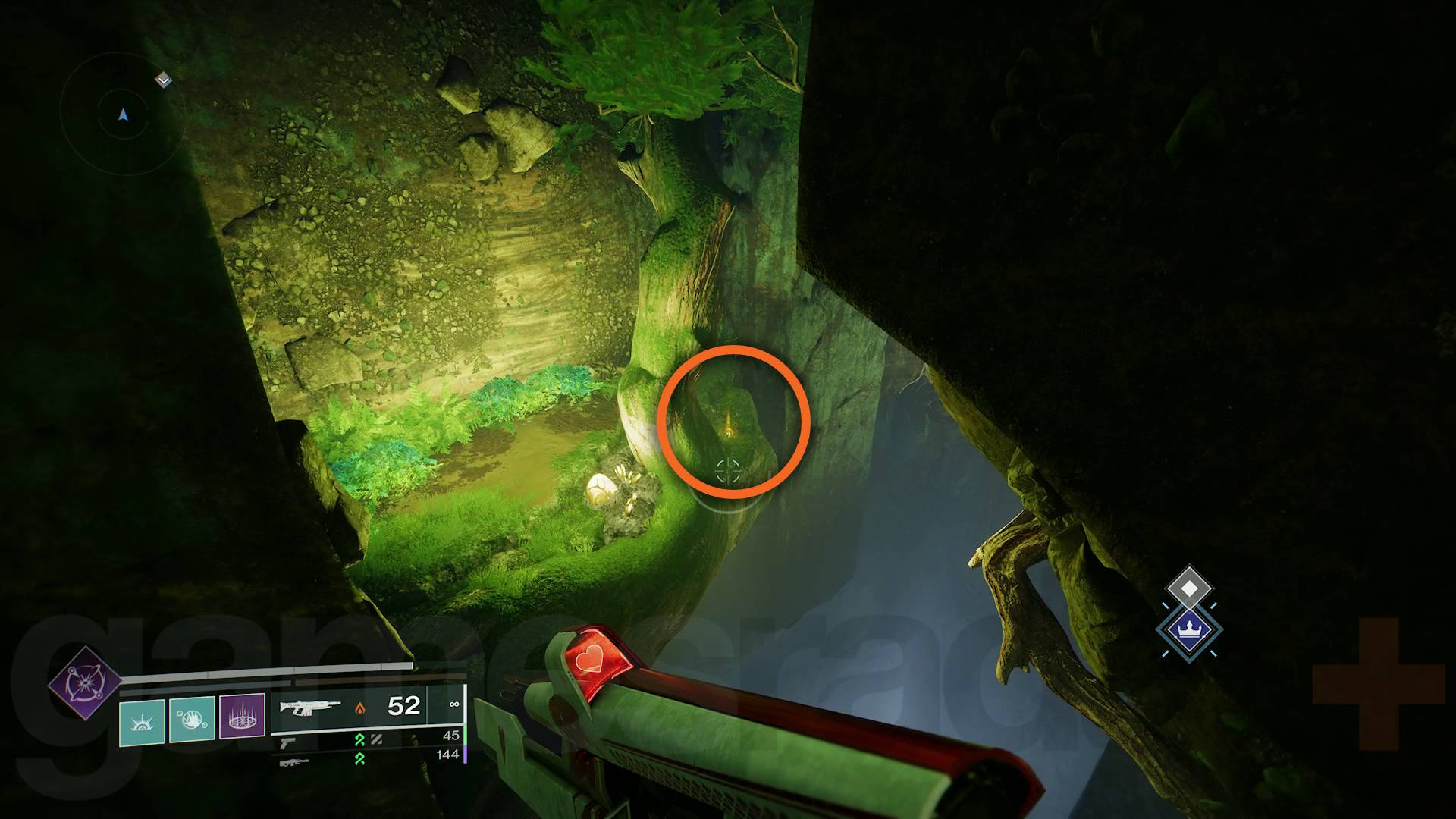 Destiny 2 Karanlıkta Tek Başına görevi hayalet konumu derinlerde çiçek açıyor