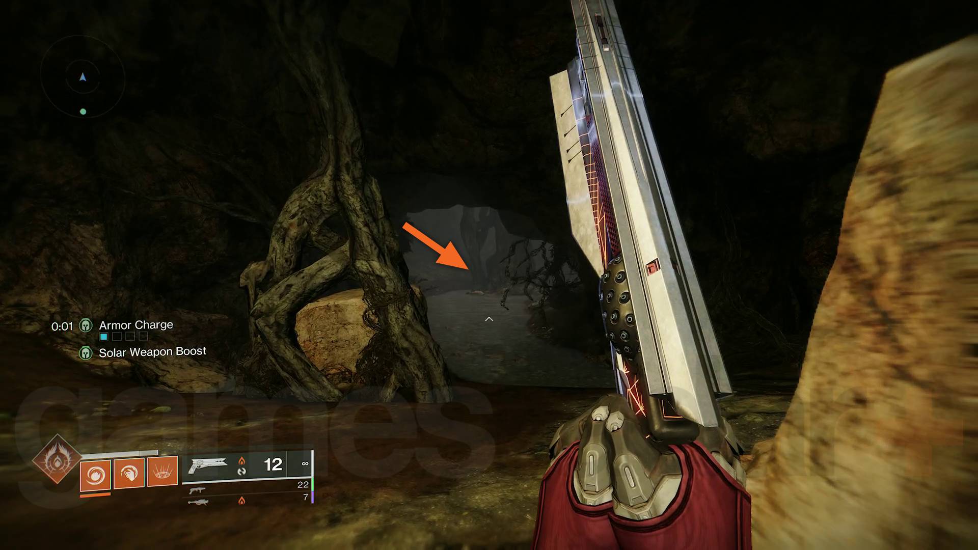 Destiny 2 Lost Encryption Bits Zkušební cystová jeskyně zabijáka