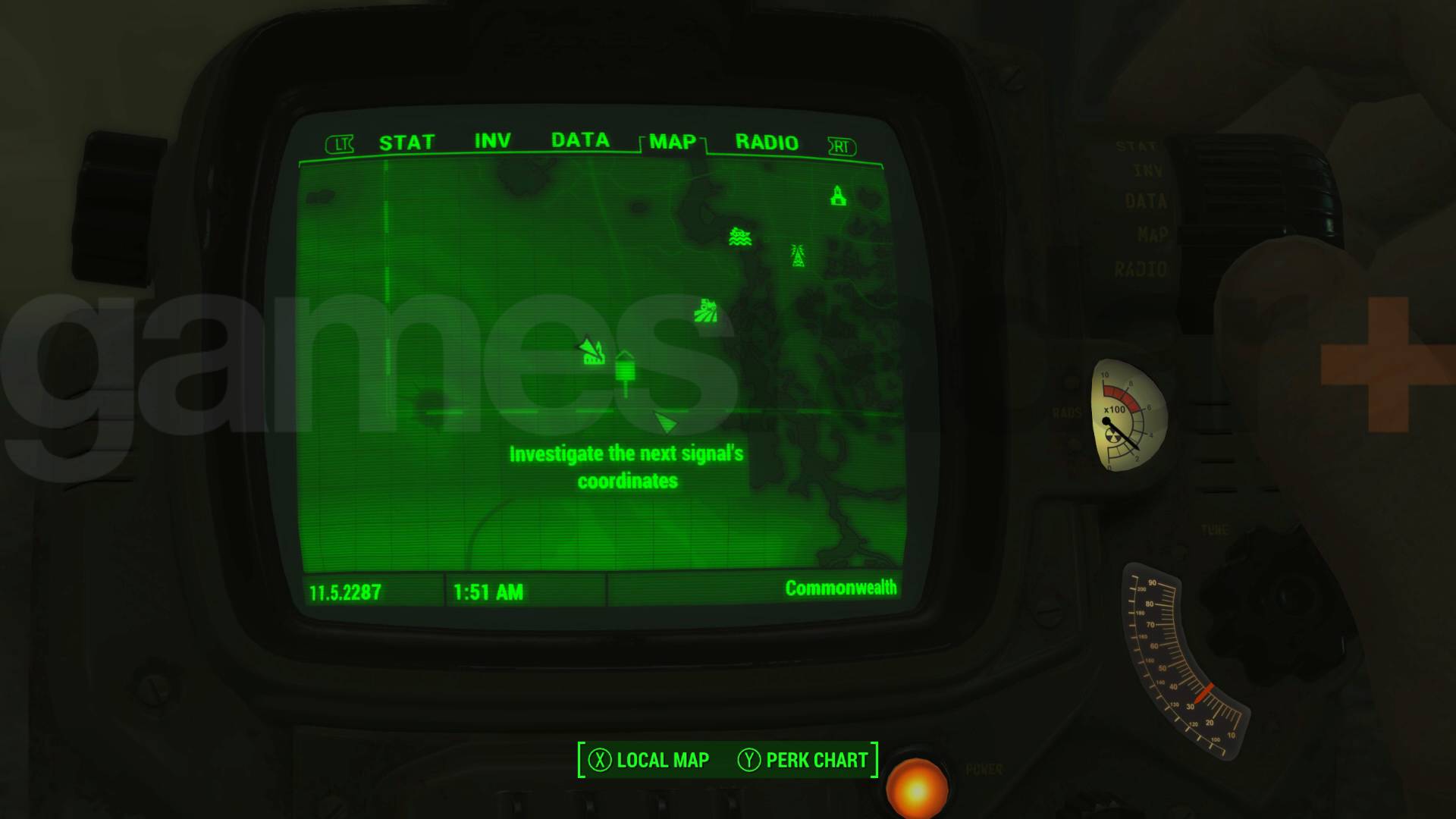 Fallout 4 melhor de três terceira localização