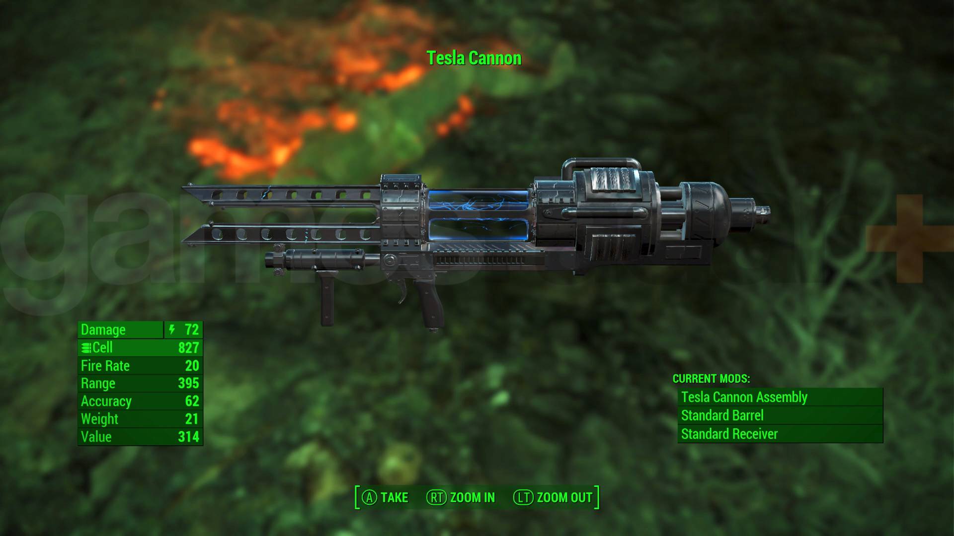 Fallout 4 cañón tesla
