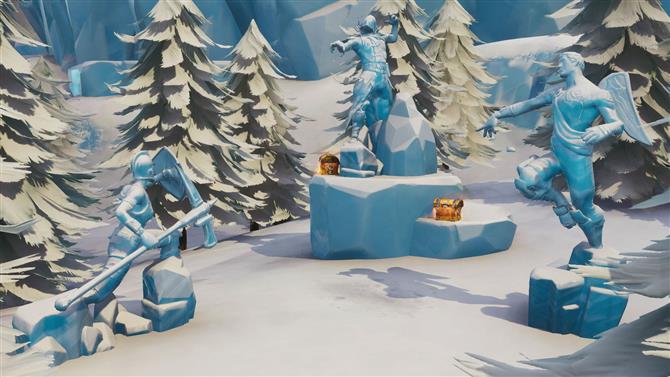 la premiere etape de ce defi est danse entre troi!   s sculptures de glace si vous avez passe quelque temps dans le biome de!    glace vous aurez probablement - danser sculpture de glace fortnite