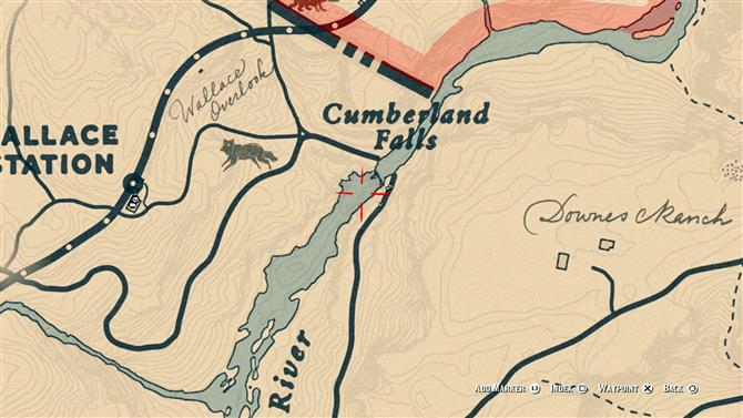 Localización mapas del tesoro en Red Dead Redemption 2