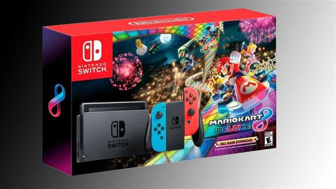 nintendo switch med mario kart 8 deluxe