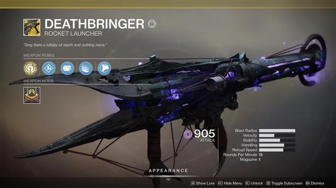 Deathbringer Destiny 2: Hogyan juthat el a Deathbringer az egzotikus rakétavetőhöz az Shadowkeepben