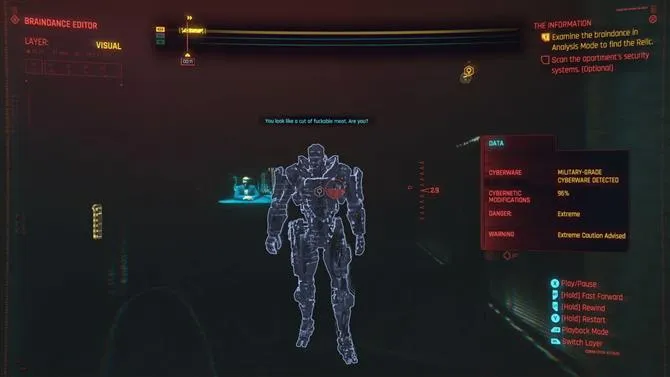 Cyberpunk 2077 braindance