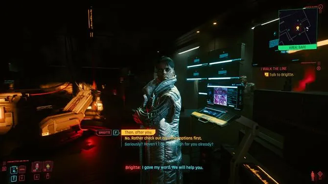 Cyberpunk 2077 Brigitte-brikke