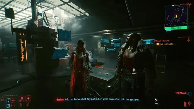 Cyberpunk 2077 Выбор Бриджит: следует ли дать ей доступ к чипу в I Walk The Line?
