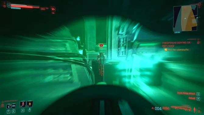 Cyberpunk 2077 Cyberpsycho Sighting: Six Feet Under