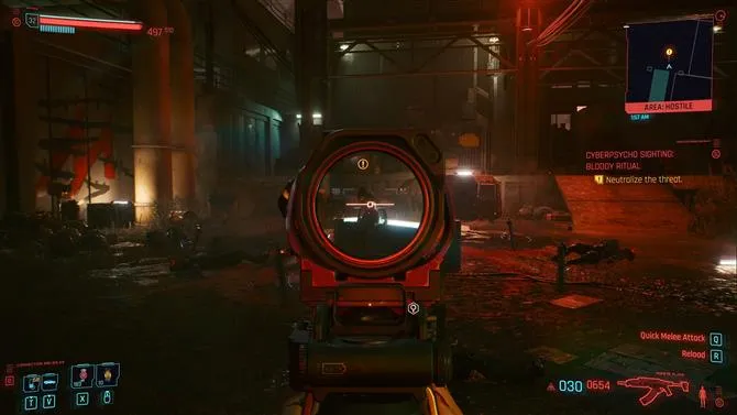 Cyberpunk 2077 Cyberpsycho Sighting: Bloody Ritual