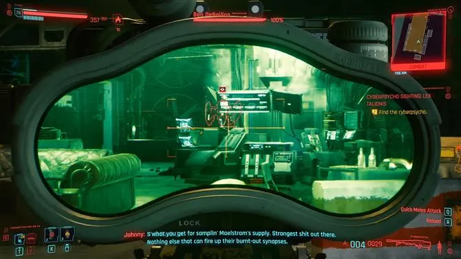Cyberpunk 2077 Cyberpsycho Sighting: Lex Talions