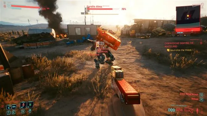 Cyberpunk 2077 Cyberpsycho Sighting: The Wasteland