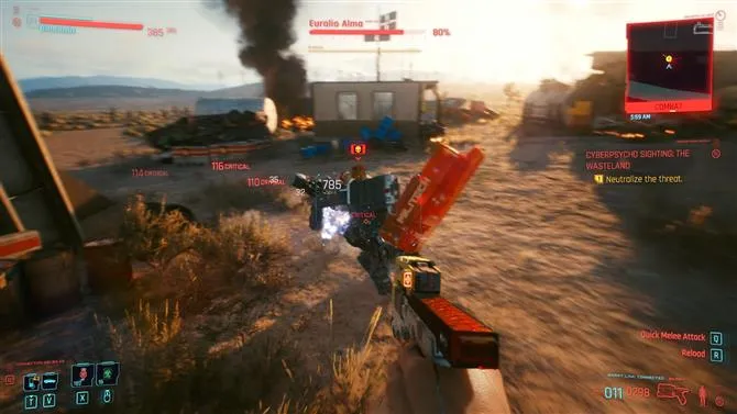 Cyberpunk 2077 Cyberpsycho Sighting: