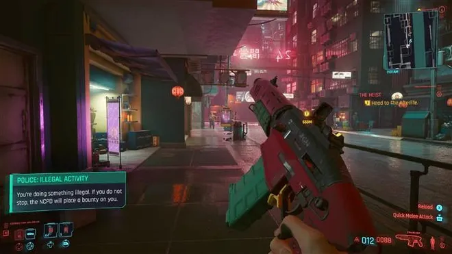 So holst du deine Waffe in Cyberpunk 2077 und vermeidest Ärger
