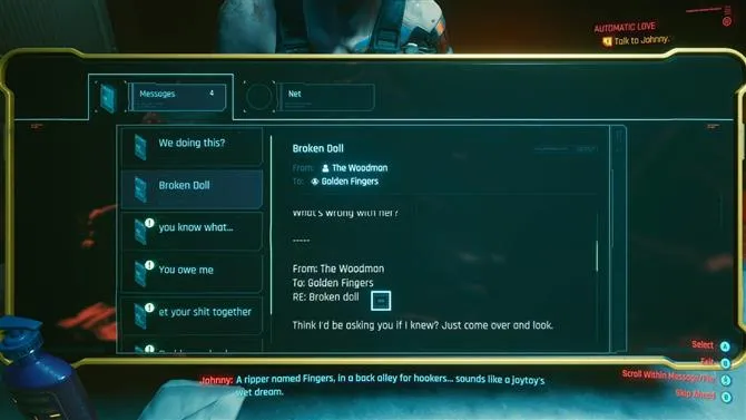 Cyberpunk 2077 woodman